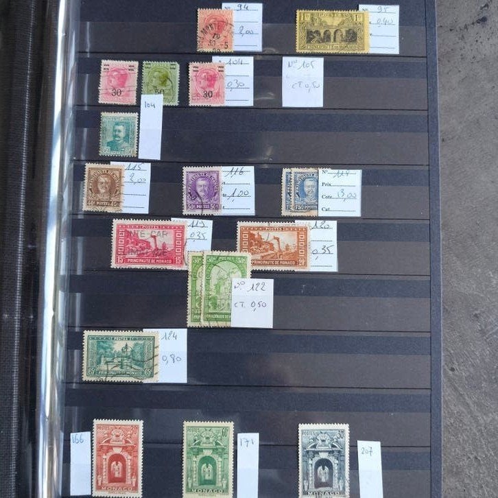 Grote verzameling Monaco postzegels, postfris, 50 bladen, Postzegels en Munten, Ophalen of Verzenden