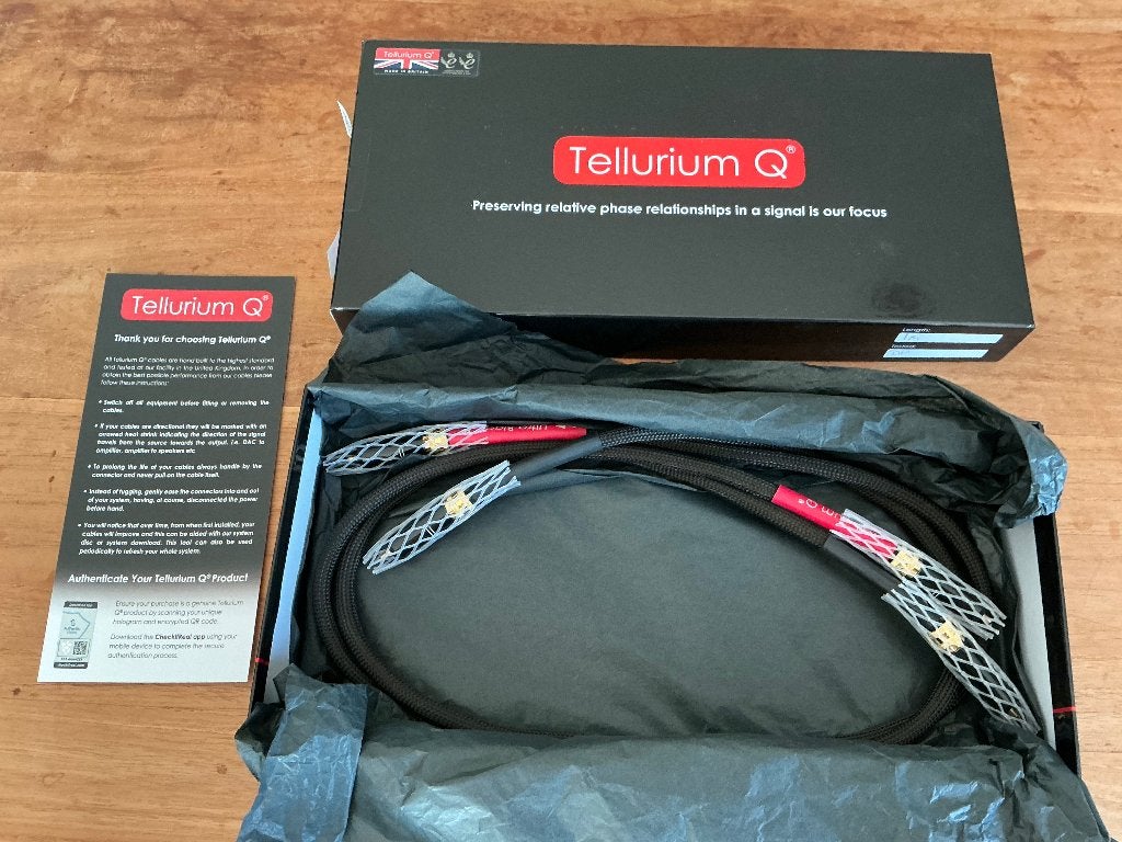 Tellurium Q Ultra Black II RCA (1m) (m2450996921) — Audiokabels en ...