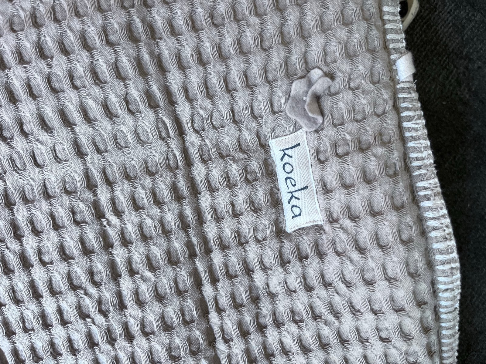 Koeka Amsterdam boxbumper / bedbumper / ledikantbumper, Kinderen en Baby's, Jongetje of Meisje, Beige, Overige typen, Ophalen of Verzenden