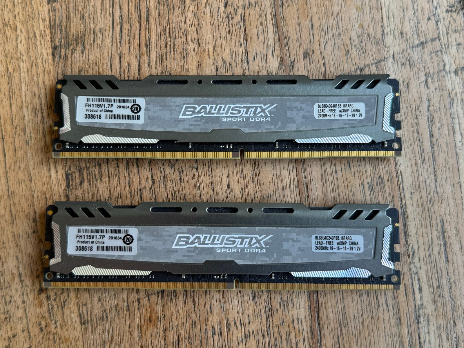 Crucial Ballistix Sport DDR4 RAM 2x8GB 2400MHz, Computers en Software, RAM geheugen, Server, DDR4, 8 GB, Ophalen of Verzenden