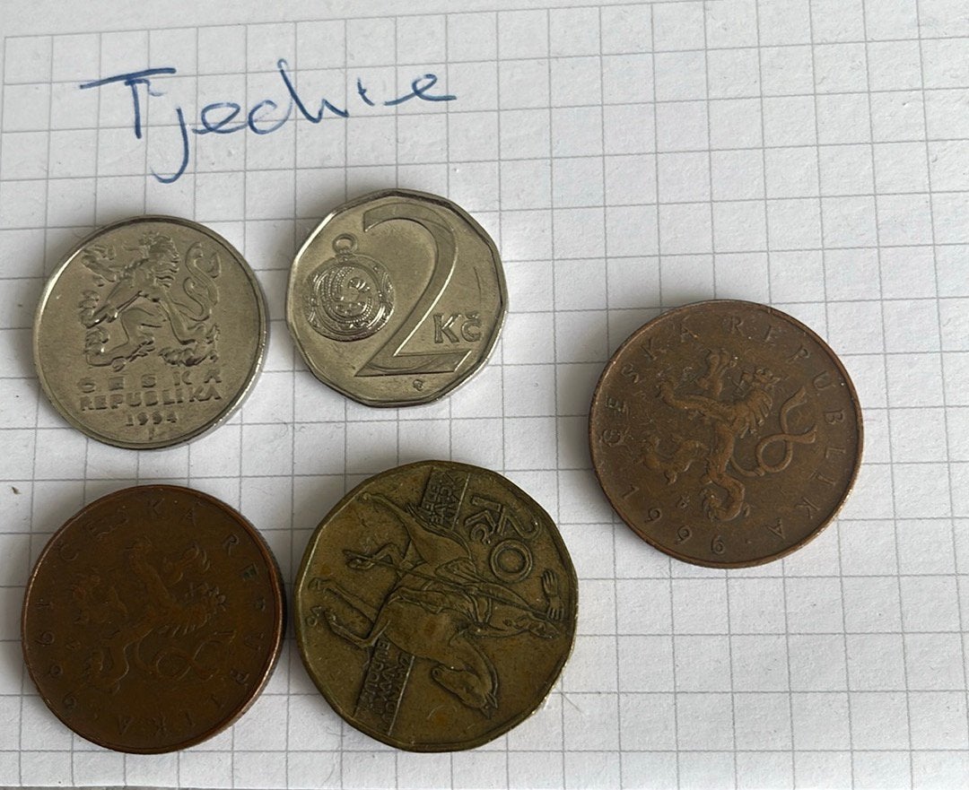 Munten Tsjechië, Ophalen, Overige landen