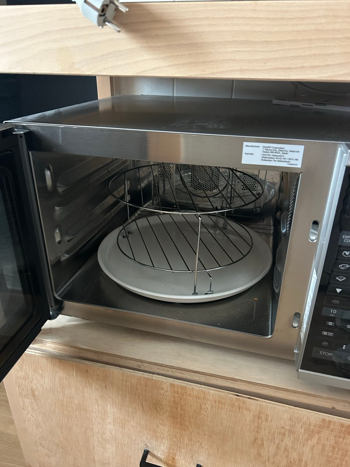 Sharp Combimagnetron - Zo goed als nieuw, Witgoed en Apparatuur, Magnetrons, Ophalen, Zo goed als nieuw, Magnetron