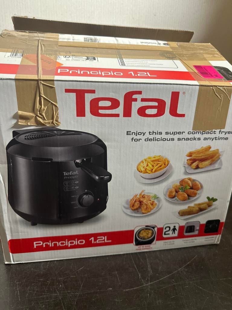 Tefal Principio 1.2L Compacte Frituurpan - Nieuw in doos, Witgoed en Apparatuur, Frituurpannen, ., 1 tot 2 liter, Nieuw, Ophalen of Verzenden