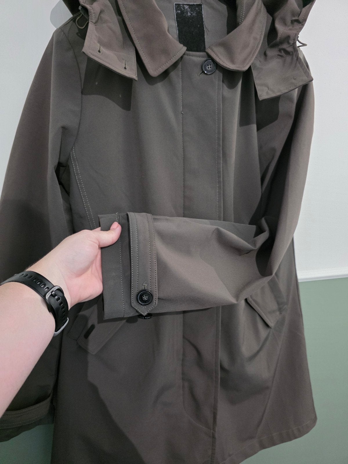 Airforce Long Technical Shell Jacket jas zomerjas maat XL, Airforce, Ophalen of Verzenden, Maat 46/48 (XL) of groter, Groen