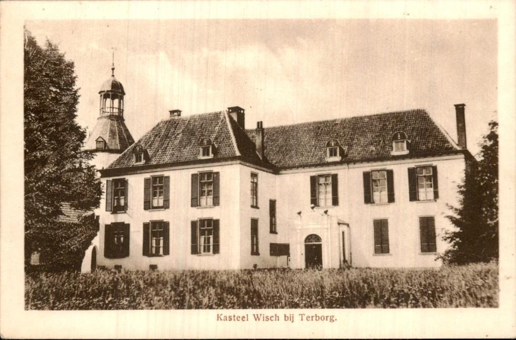Terborg - Kasteel Wisch - bij Terborg, Ophalen of Verzenden, 1920 tot 1940, Ongelopen, Gelderland