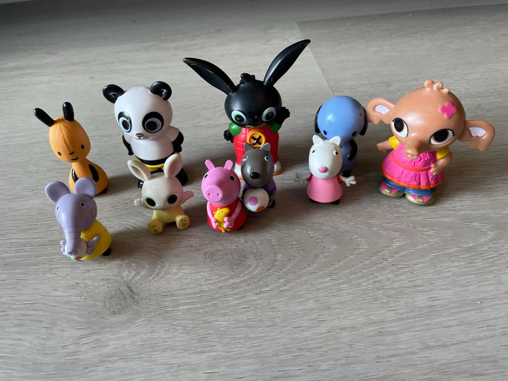 Bing en vrienden figuren set - 10 stuks, Ophalen of Verzenden, Gebruikt
