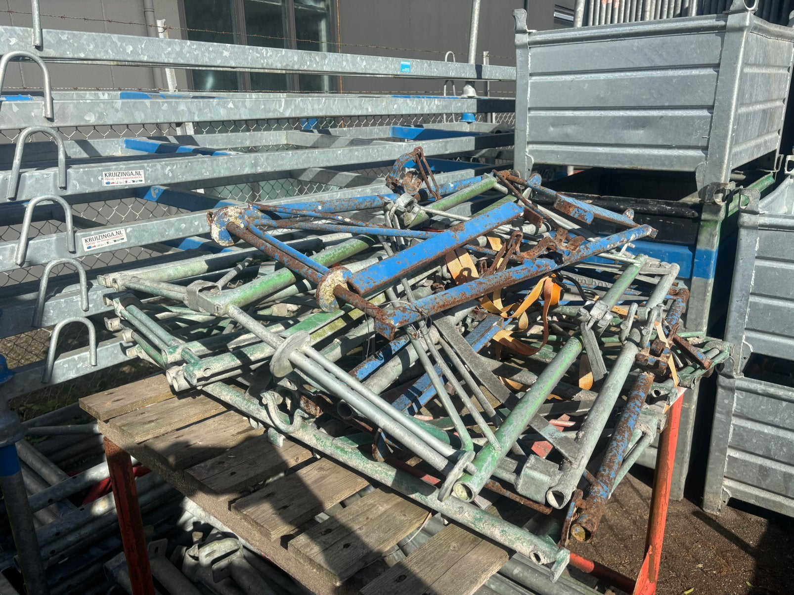 Metselboys Steiger - Stalen steiger - Gebruikt, Doe-het-zelf en Verbouw, Ophalen, Gebruikt, 250 mm of meer, Overige typen