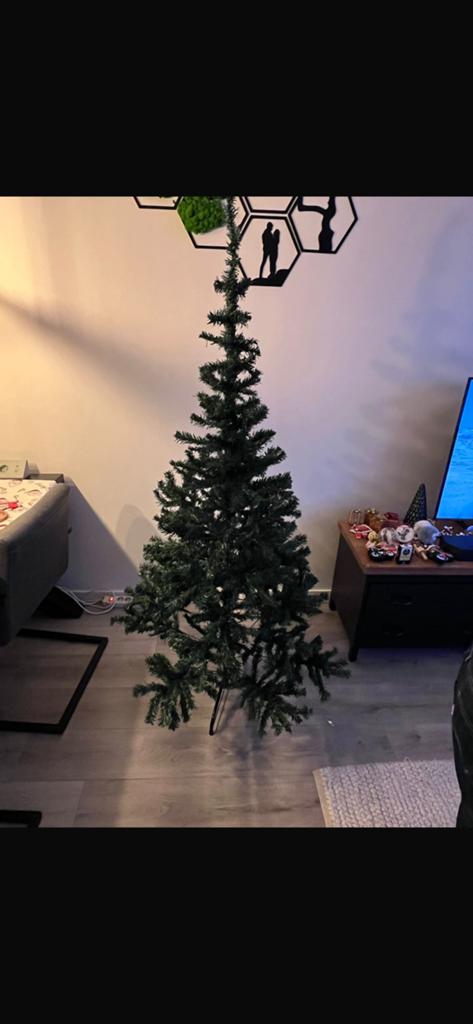 Kerstboom 180cm - GRATIS, Ophalen, Gebruikt