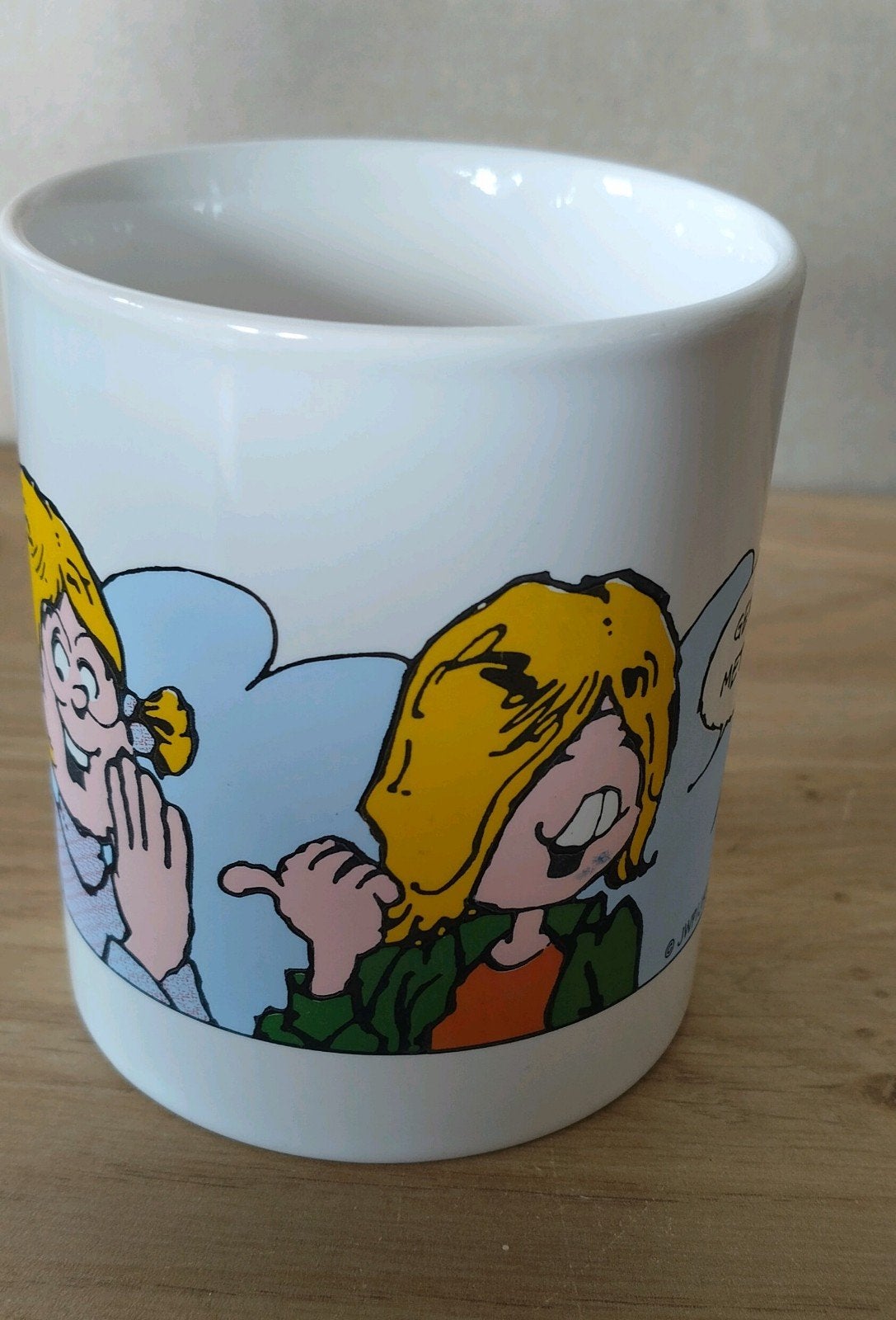 Jan, Jans en de kinderen beker - Staffordshire Tableware, Verzenden, Zo goed als nieuw, Overige merken, Mok