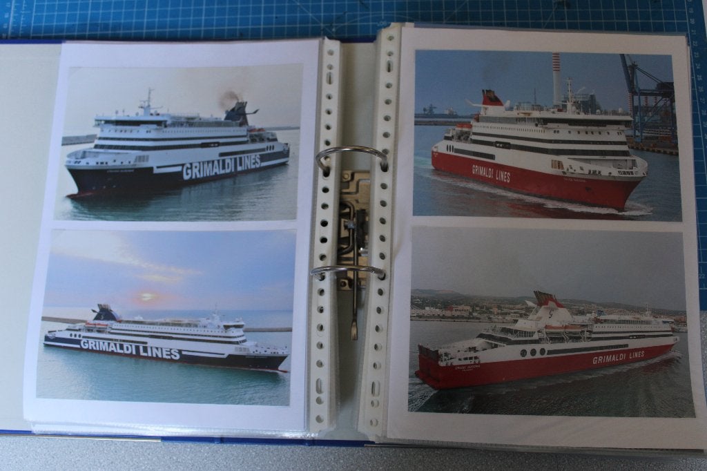80 ordners foto's veerboten wereldwijd, Verzamelen, Scheepvaart, Ophalen, Zo goed als nieuw, Motorboot, Kaart, Foto of Prent