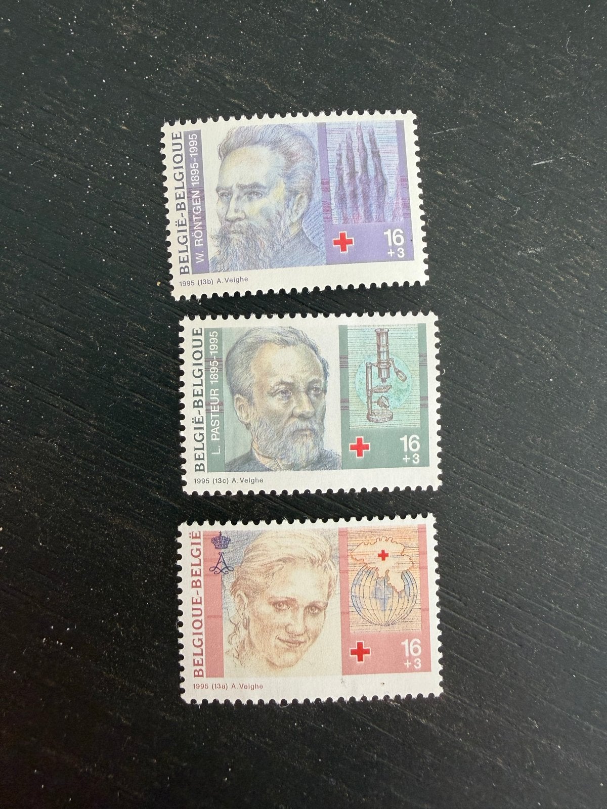 Belgische postzegels 1995 - Wetenschap en Rode Kruis, Frankeerzegel, Ophalen of Verzenden, Zonder stempel, Postfris