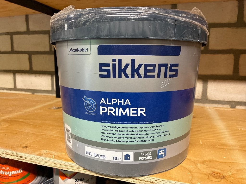 Sikkens Alpha primer - nieuw en ongebruikt - 10 Liter, Ophalen, Wit, Nieuw, Verf