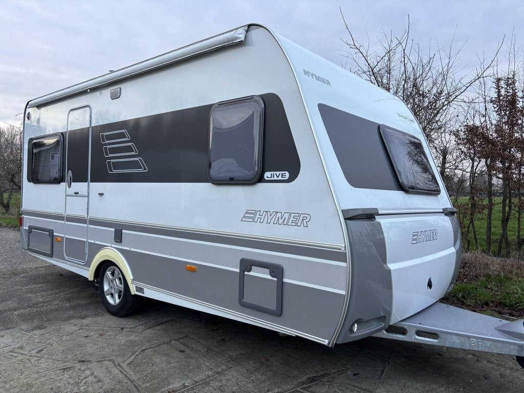 Hymer / Eriba Jive 465 Mover + VT, Caravans en Kamperen, Caravans, Rondzit, Bedrijf, Schokbreker, Hymer