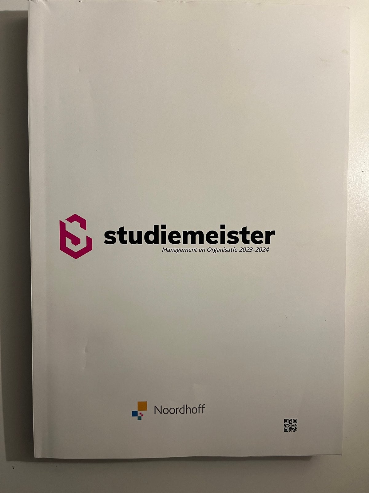Studiemeister Management en Organisatie 2023-2024, Boeken, Ophalen of Verzenden, Gamma, Zo goed als nieuw, HBO
