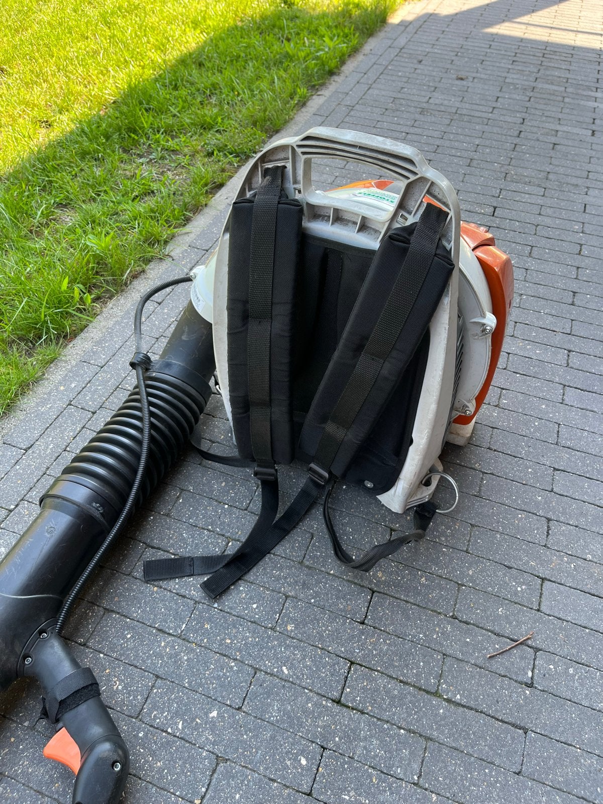 Stihl BR 430 Bladblazer, Ophalen, Gebruikt, Benzine, Ruggedragen
