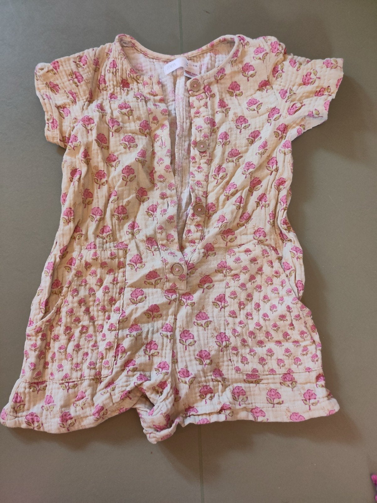 leuk zomers broekpak, Broek, Meisje, Ophalen of Verzenden, Zo goed als nieuw