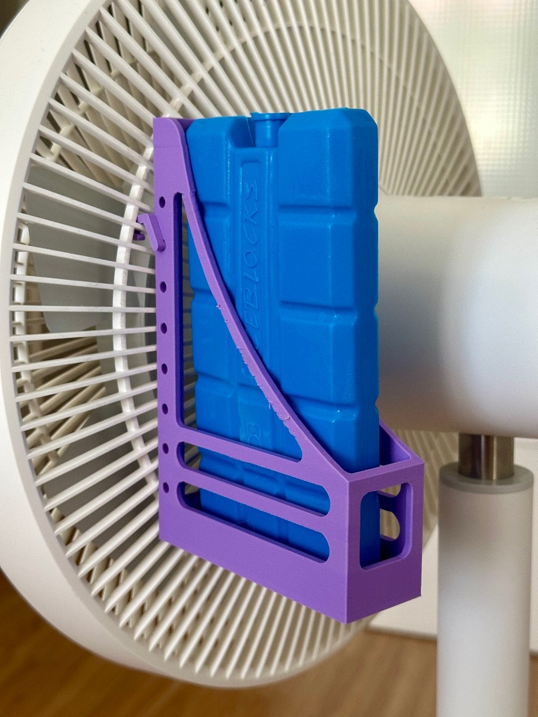 Handige Ice Pack Houder voor Ventilator - Koel en Verfrissen, Witgoed en Apparatuur, Ventilatoren, Ophalen of Verzenden, Nieuw