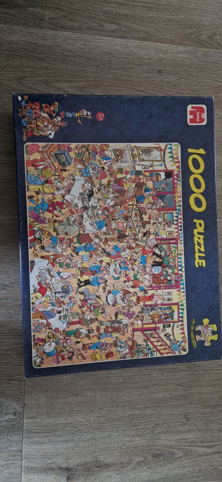 Jan van Haasteren Fijne verjaardag, Ophalen of Verzenden, 500 t/m 1500 stukjes, Zo goed als nieuw, Legpuzzel