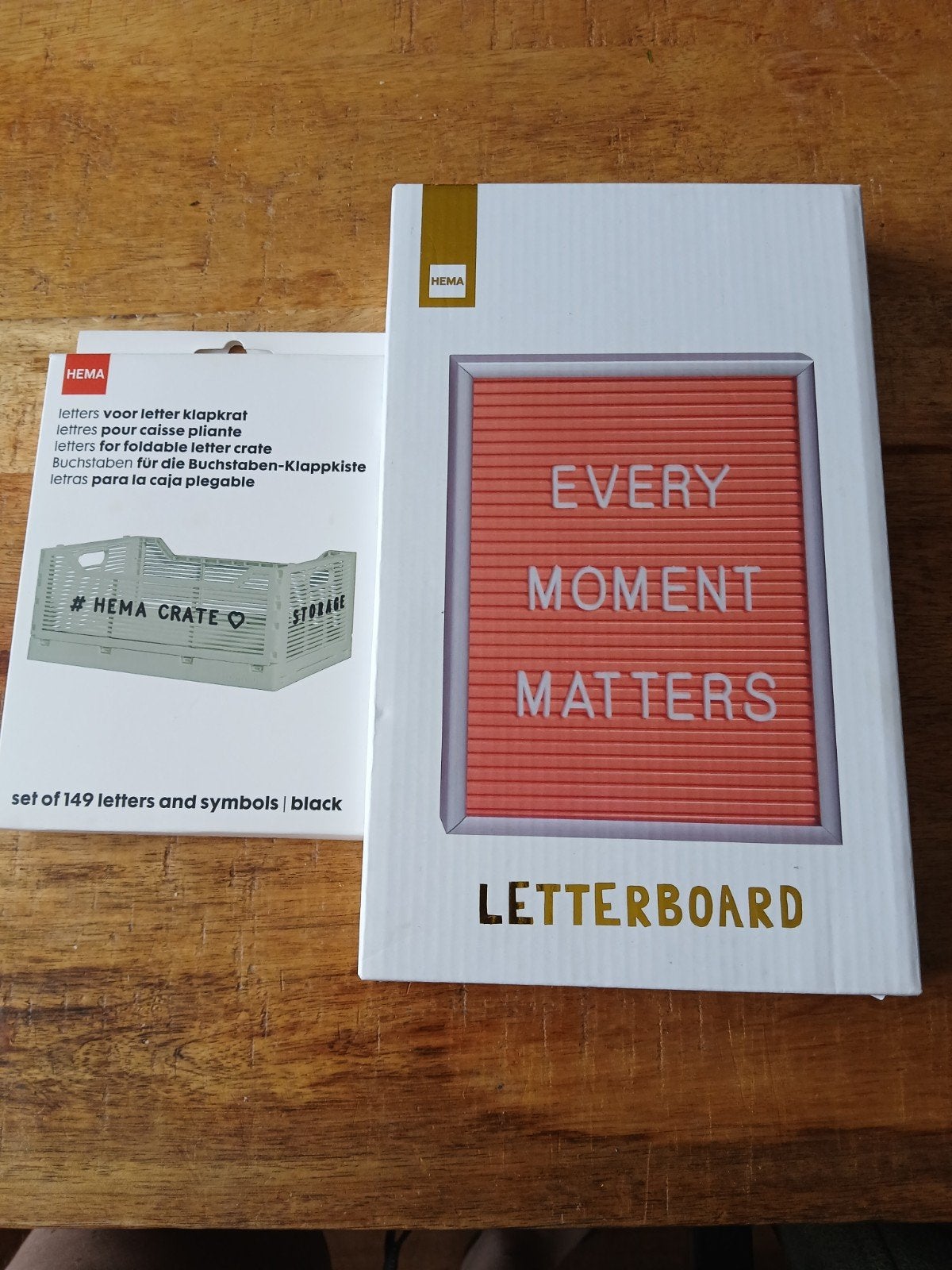 Hema Letterboard met letters en symbolen, Ophalen, Rood, Nieuw, Wandbord of Wandpaneel