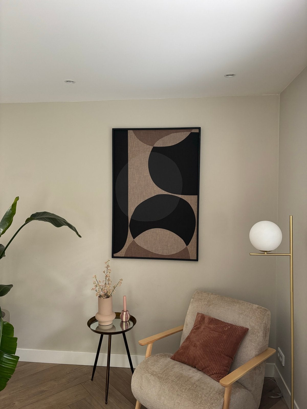 By Boo Schilderij/Wanddecoratie 80x120 cm, Ophalen, Zo goed als nieuw, Schilderij, 100 tot 125 cm