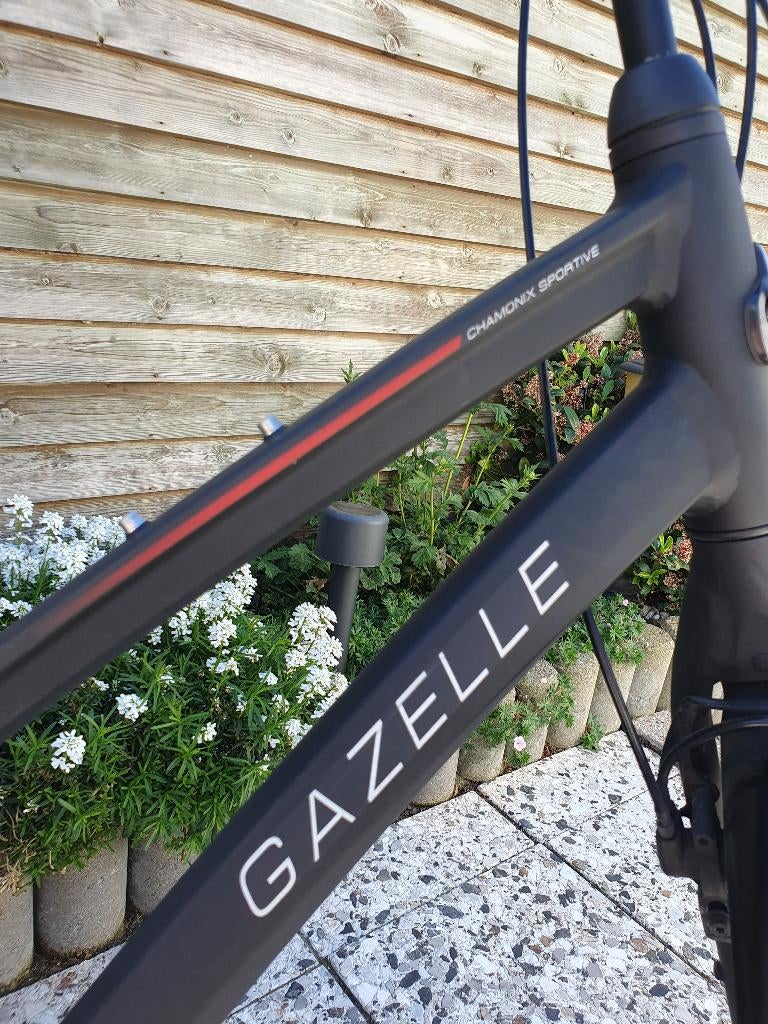 Gazelle Chamonix, Fietsen en Brommers, Fietsen | Dames | Damesfietsen, Ophalen, Versnellingen, Schijfrem, Gazelle