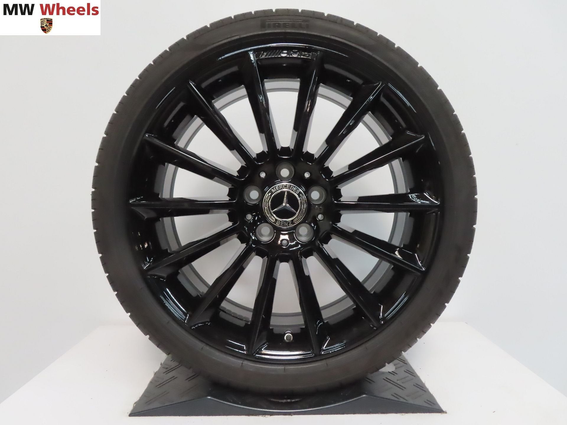 Mercedes A klasse W177 19 inch AMG velgen met zomerbanden, 19 inch, Gebruikt, -, -