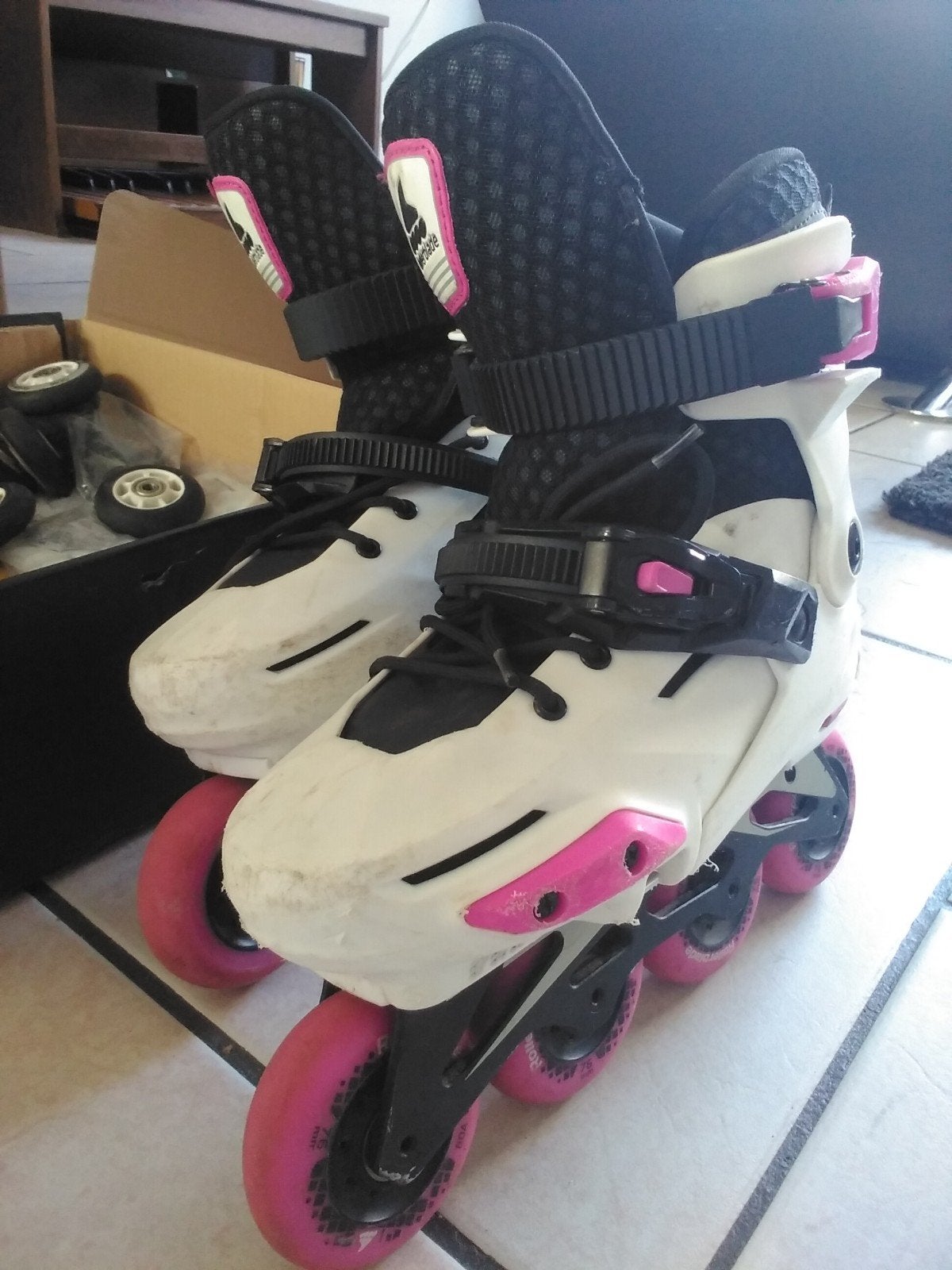 Roller blade skates maat 37-40, Ophalen, Kinderen, Inline skates 4 wielen, Verstelbaar