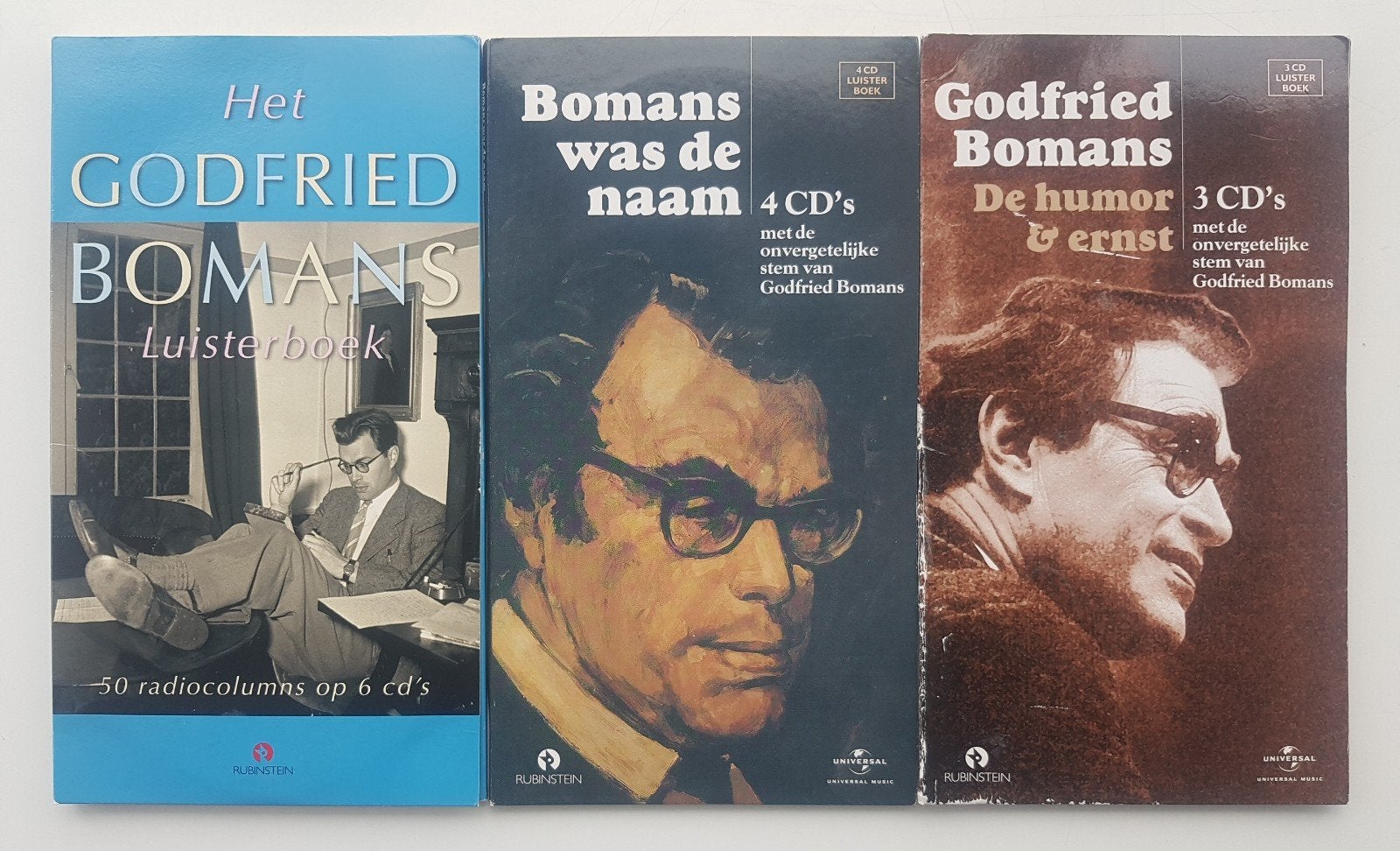 3x Luisterboek Godfried Bomans | Radio Columns, Boeken, Ophalen of Verzenden, Godfried Bomans, Cd, Volwassene