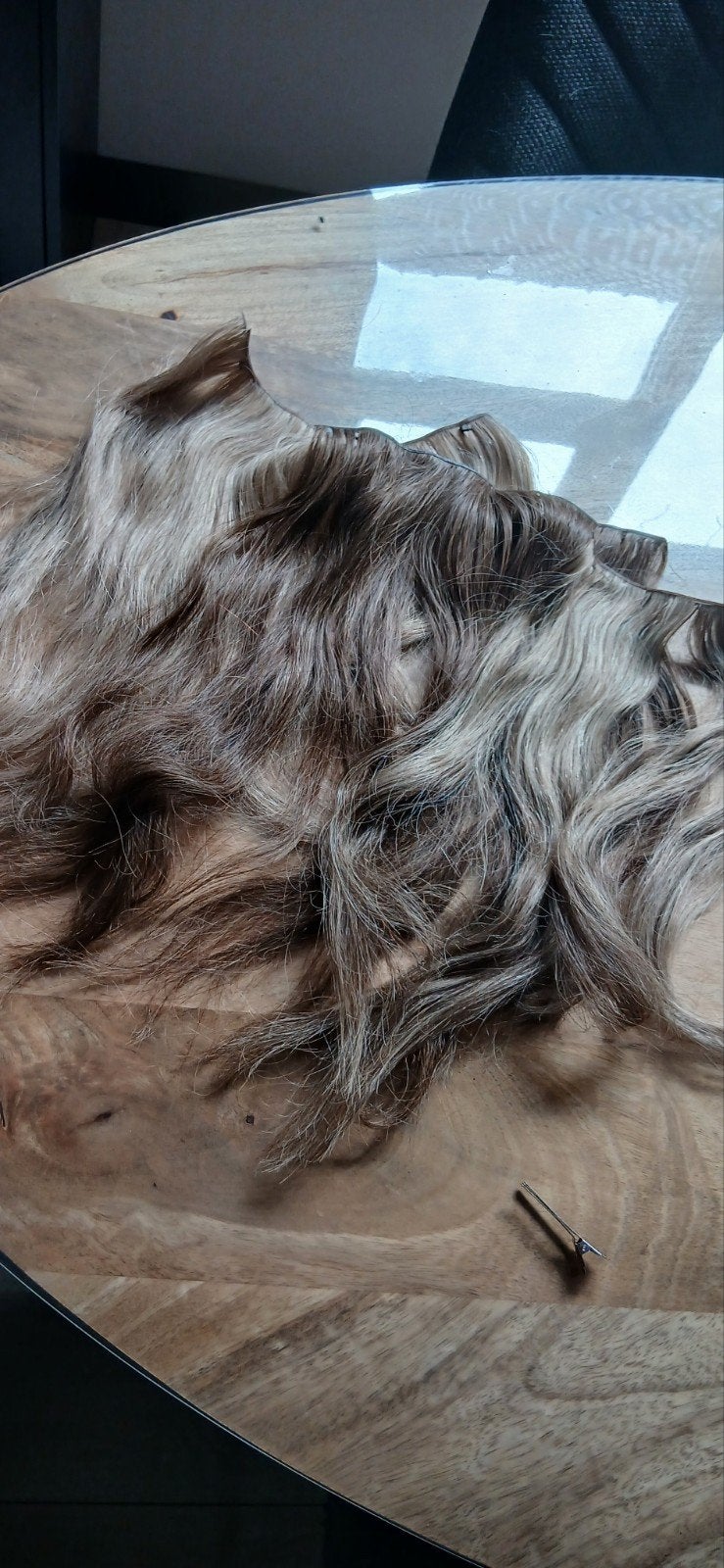 haarstukken voor verlenging (echt haar), Ophalen of Verzenden, Zo goed als nieuw, Pruik of Haarverlenging