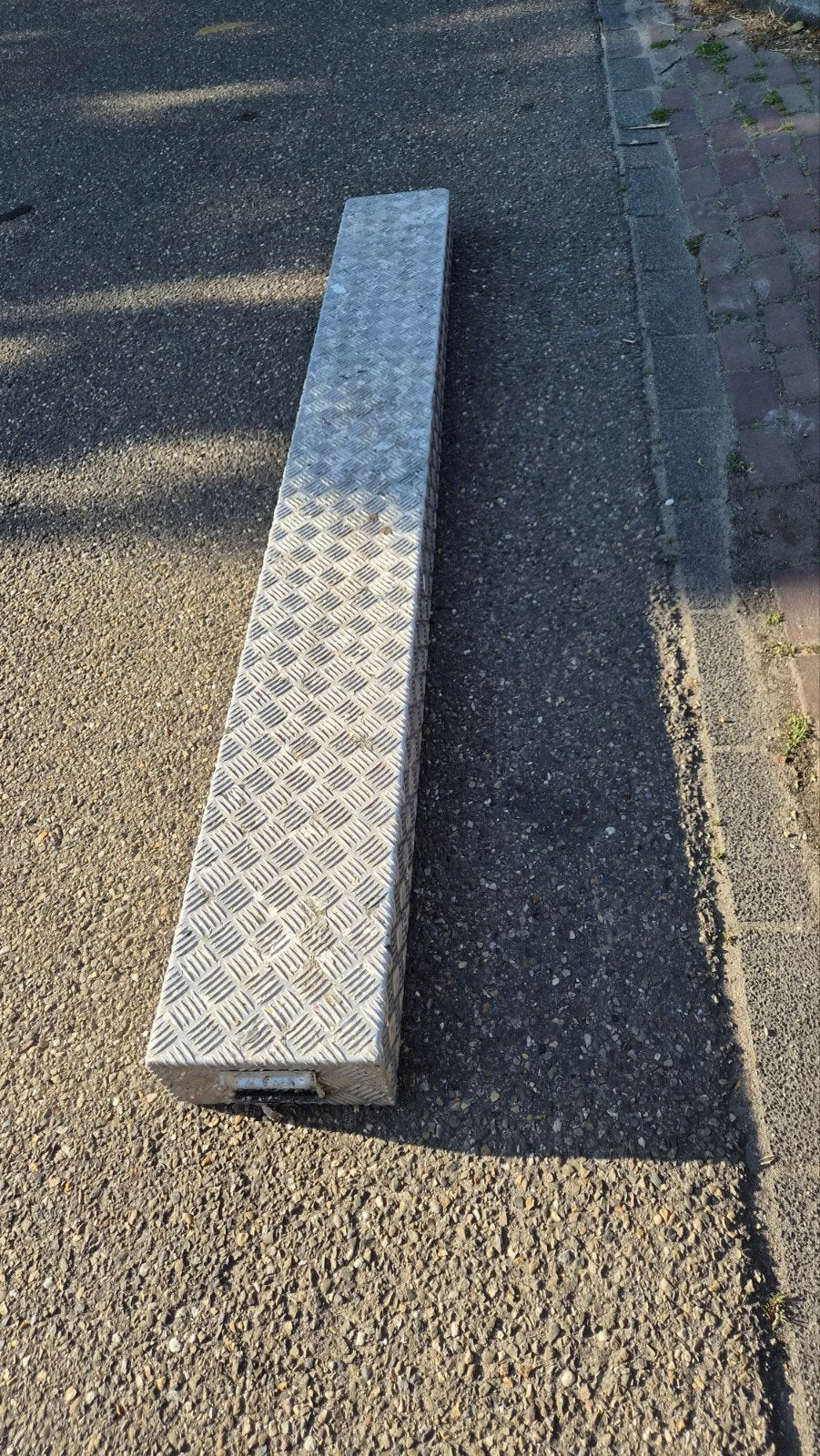 Te koop uitschuifbare aluminium steiger plank, Doe-het-zelf en Verbouw, Steigers, Overige typen, Ophalen of Verzenden, 5 meter of hoger