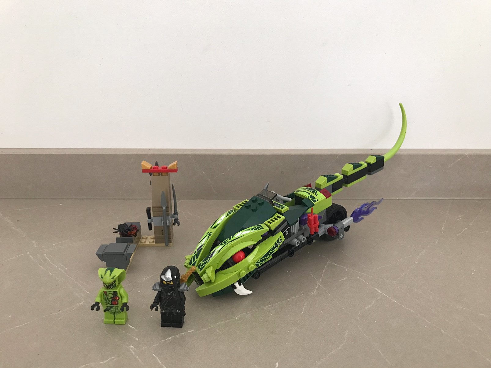 Lego ninjago set 9447, Compleet, Lego, Ophalen of Verzenden, Zo goed als nieuw