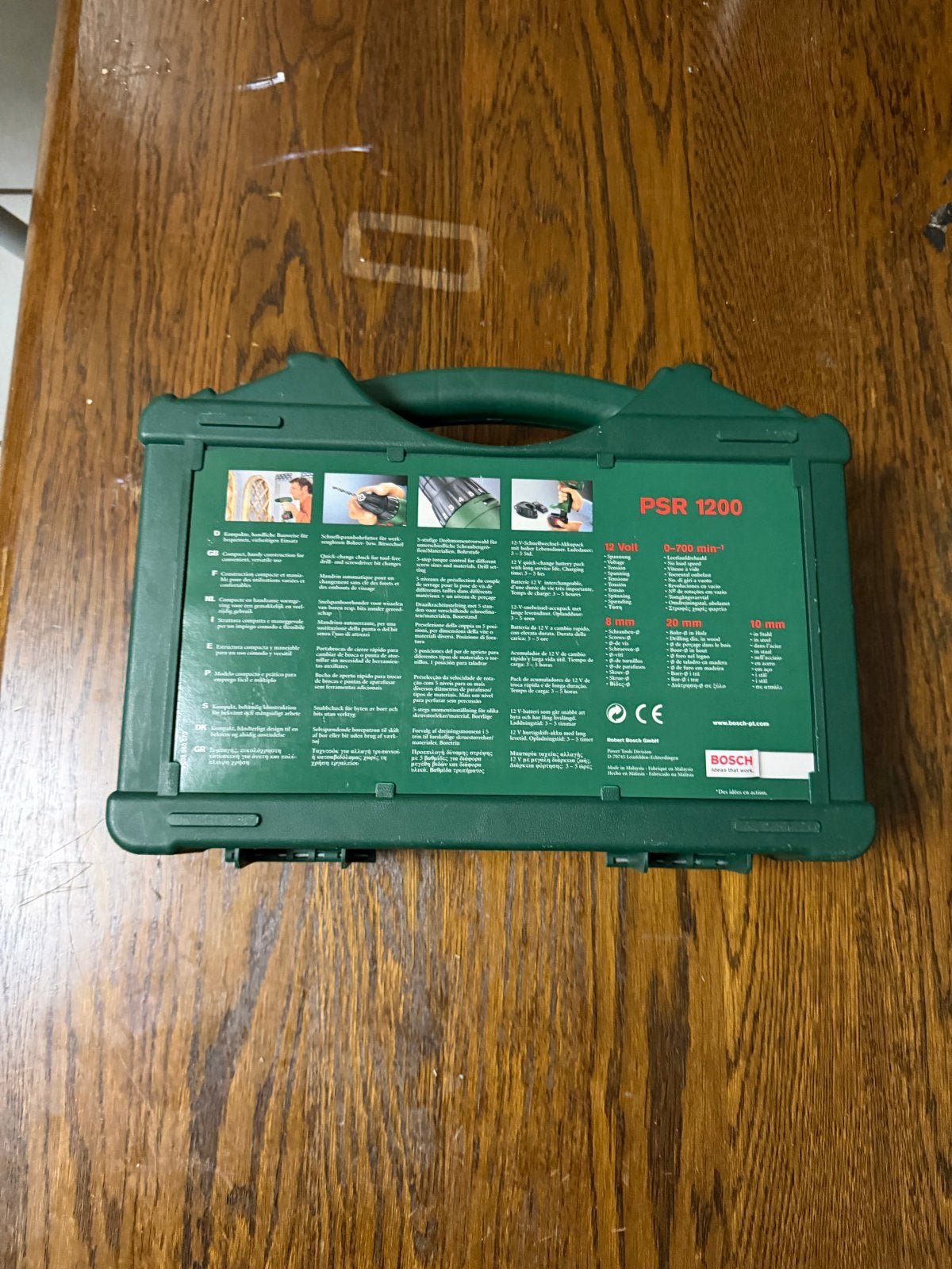 Foto 3 van Bosch PSR 1200 Accuboormachine met lader en koffer