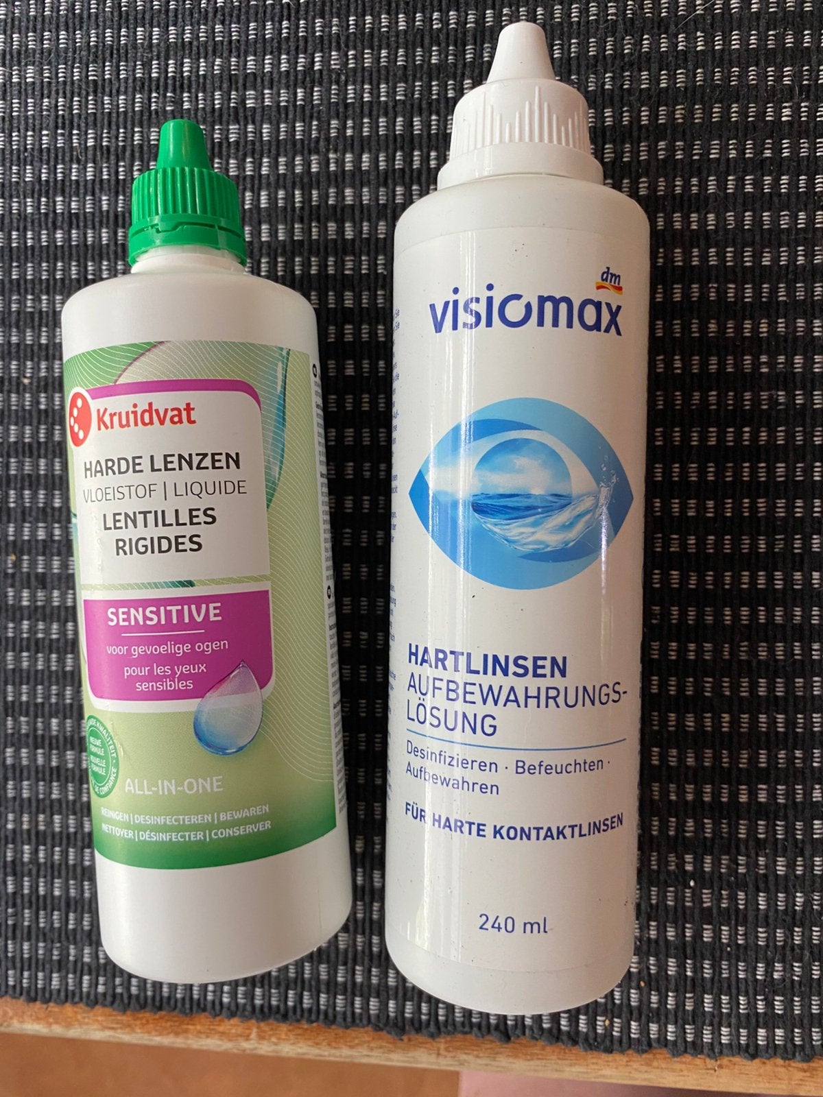 Harde lenzenvloeistof nieuw 2x 240 ml, Ophalen of Verzenden, Zo goed als nieuw