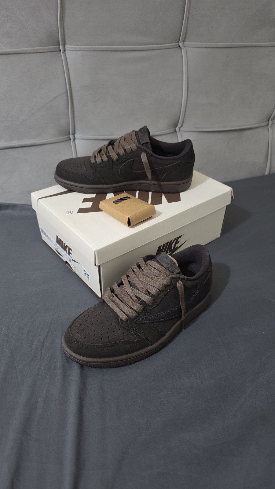 Nike x Travis Scott Velvet bruin, Ophalen of Verzenden, Nieuw, Nike Air Jordan