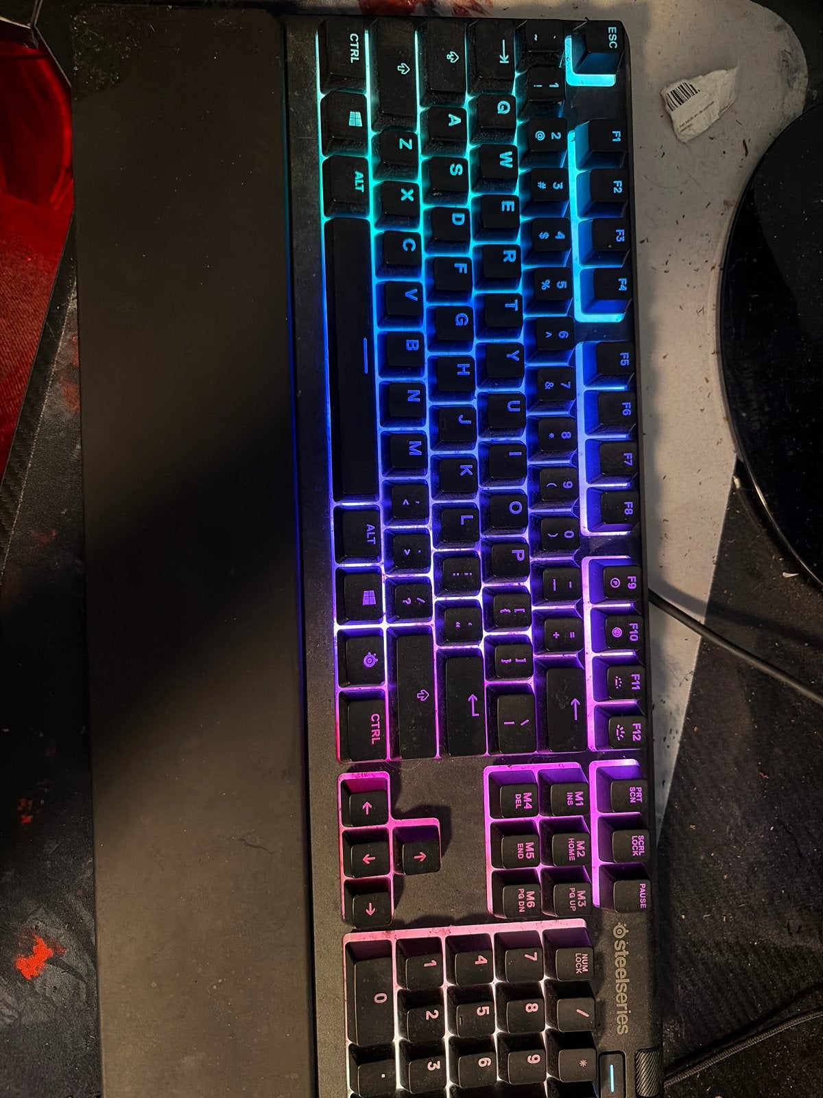 SteelSeries Apex 3 Gaming Toetsenbord, Computers en Software, Gebruikt, Gaming toetsenbord, Ophalen of Verzenden, Qwerty