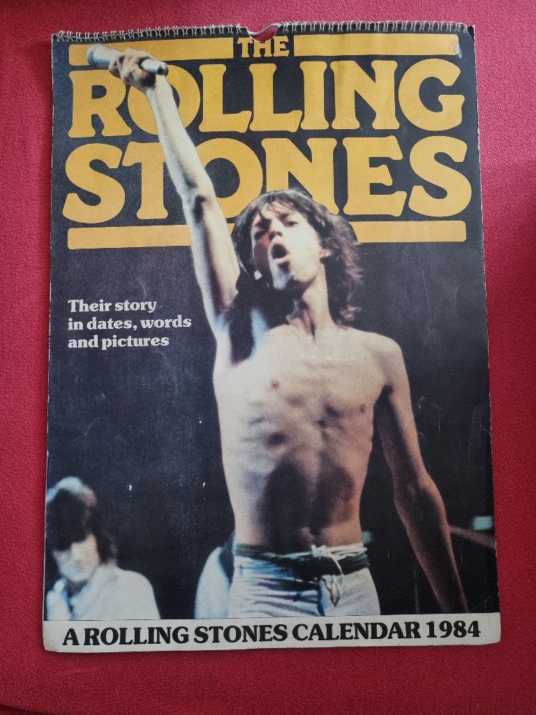 kalender rolling stones 1984, Ophalen of Verzenden, Boek, Tijdschrift of Artikel