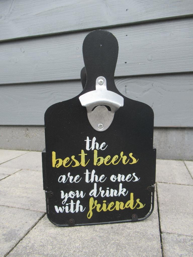 Flessen bier rekje  met opener, Verzamelen, Biermerken, Ophalen of Verzenden, Gebruikt, Flesje(s), Overige merken