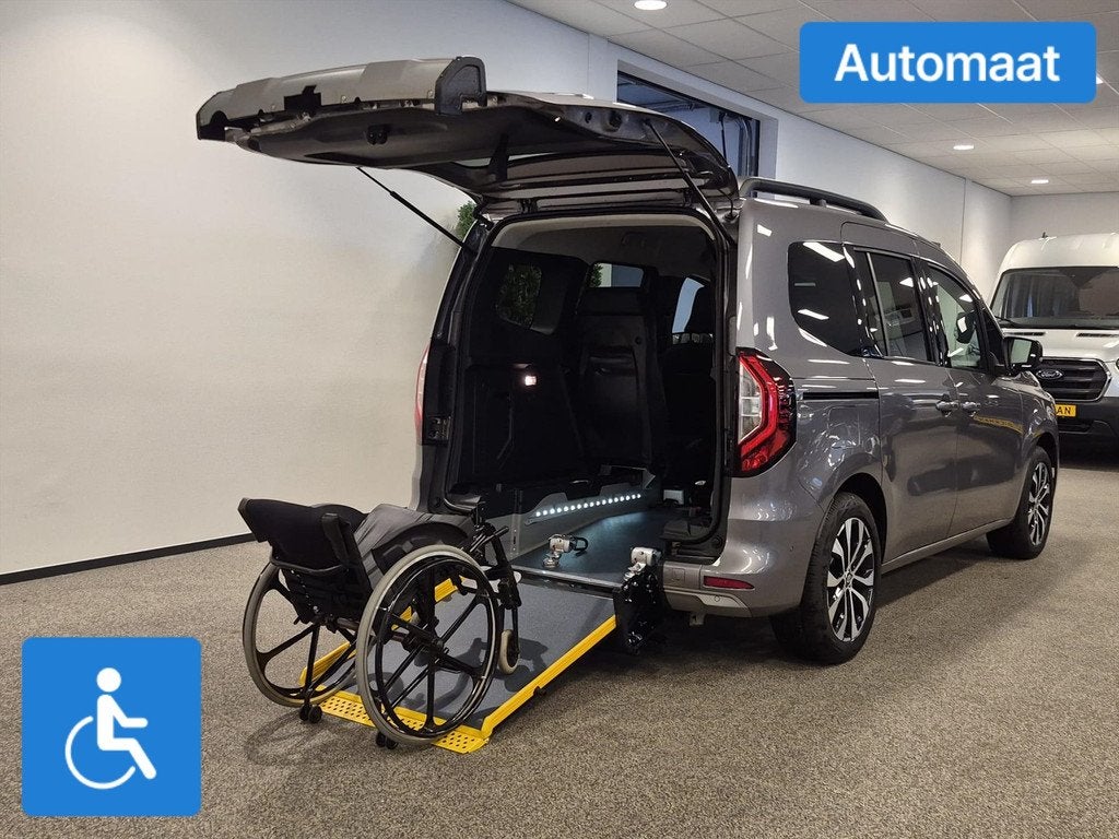 Renault Kangoo L1 Rolstoelauto Automaat 4+1, Automaat, 12 maanden, Gebruikt, Zwart