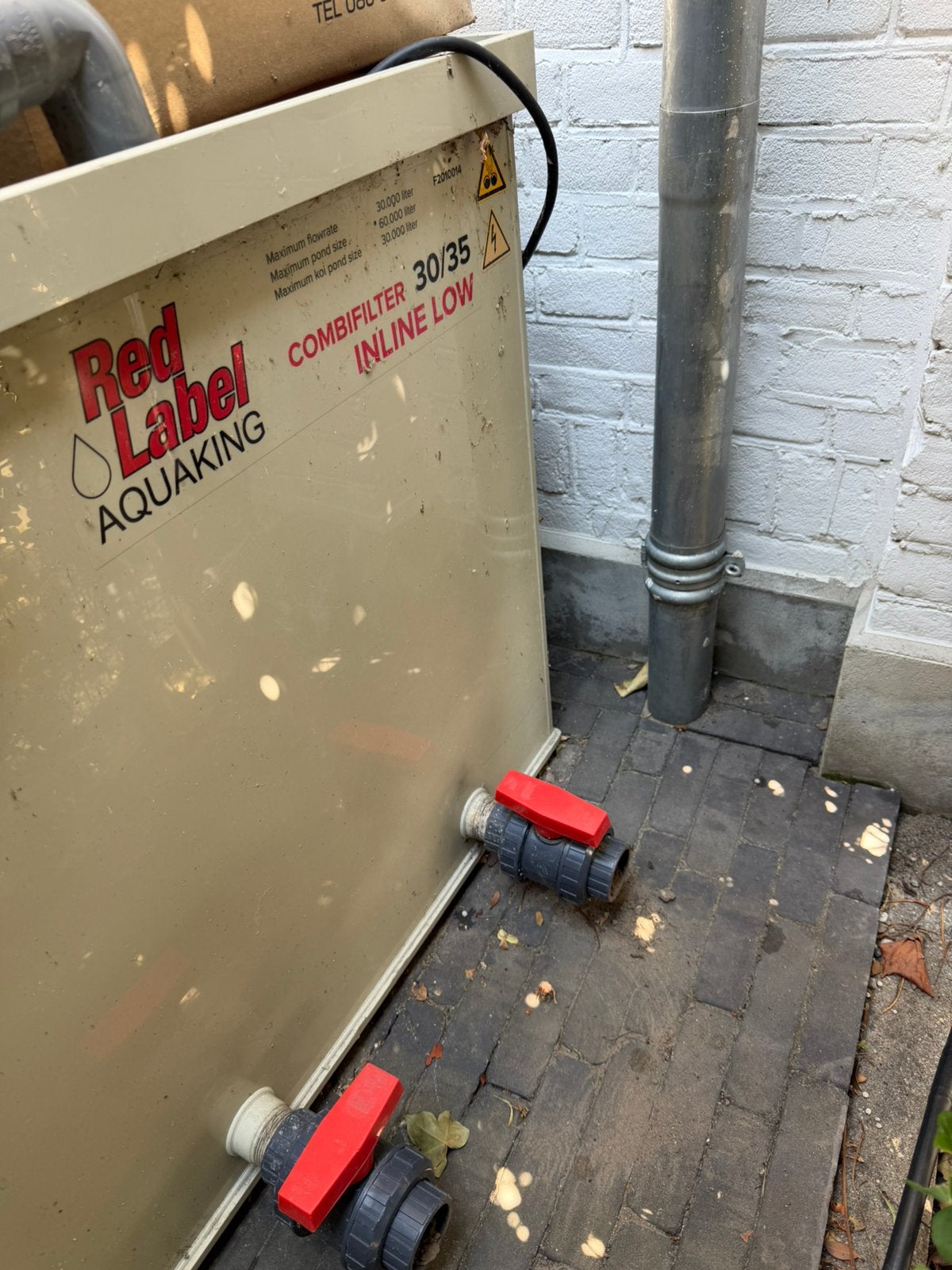 *50% korting* Red Label Aquaking 30/35 trommel filter, Tuin en Terras, Vijver-toebehoren, Ophalen, Zo goed als nieuw, Vijverfilter