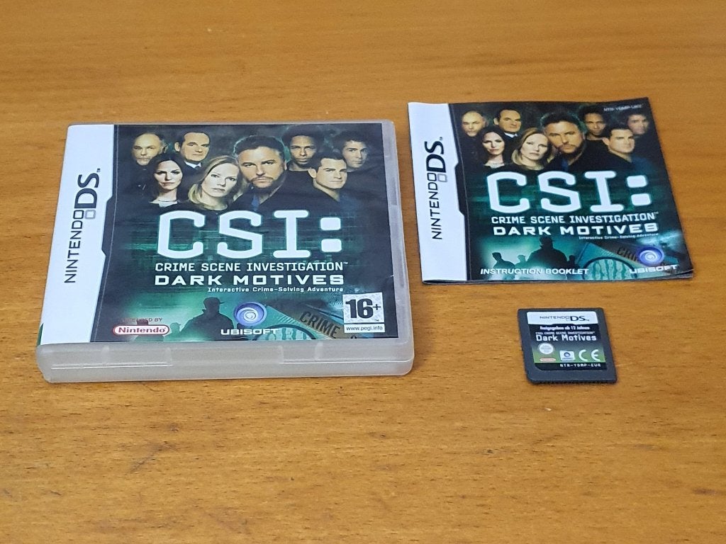 DS | CSI Crime Scene Investigation Dark Motives, Avontuur en Actie, Gebruikt, 1 speler, Ophalen of Verzenden