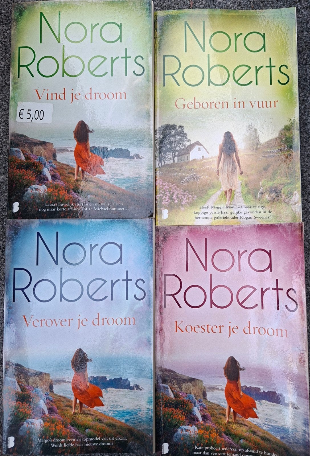 Nora Roberts - Droomserie (4 boeken), Ophalen of Verzenden, Gelezen, Nora Roberts, Nederland