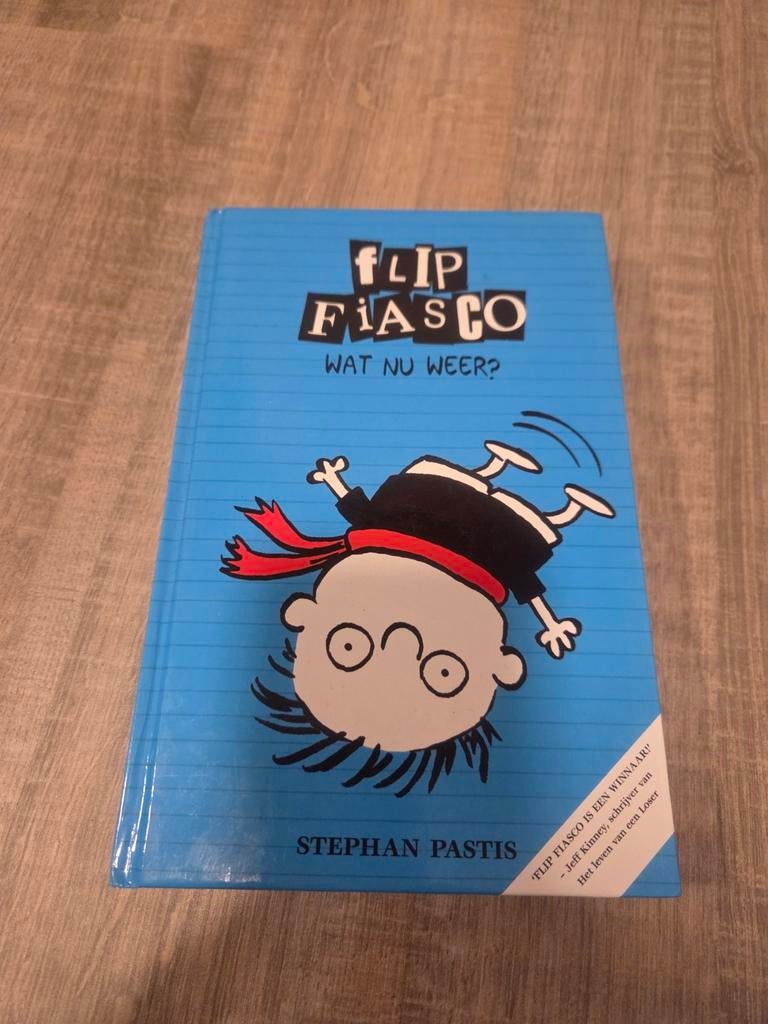 Flip Fiasco boek (blauw) + 2 gratis zwerfboeken, Boeken, Ophalen of Verzenden, Gelezen, Stephan Pastis, Fictie algemeen