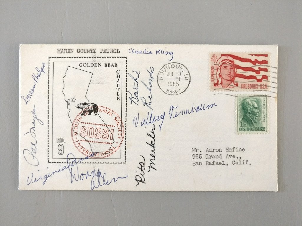 Envelop van de Marin County Control 20.07.1965 (L13), Ophalen of Verzenden, Envelop