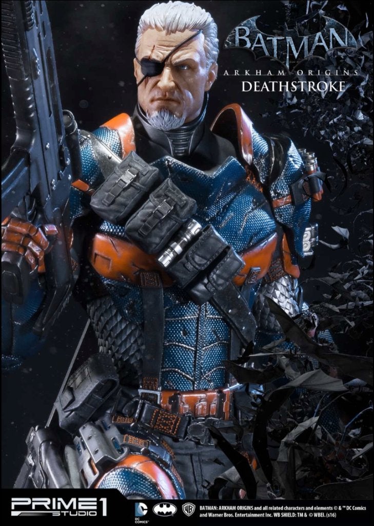 Prime 1 Arkham Origins Deathstroke, Ophalen of Verzenden, Zo goed als nieuw, Overige typen