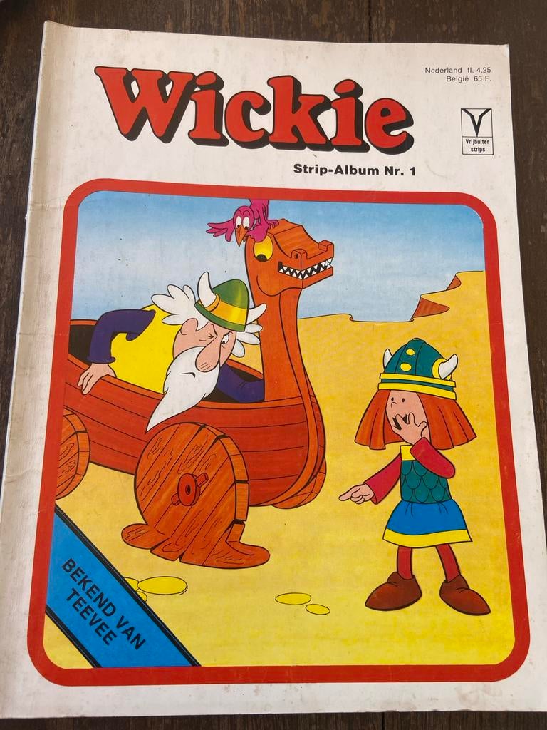 Wickie Strip-Album Nr. 1 - Bekend van Teevee, Boeken, Stripboeken, Eén stripboek, Ophalen of Verzenden, Gelezen