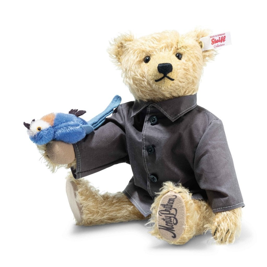 2024 Steiff Monty Python Dead parrot. 28cm halve prijs, Info@steiff.com, Steiff, Richard-Steiff-Straße 4, Giengen, Steiff