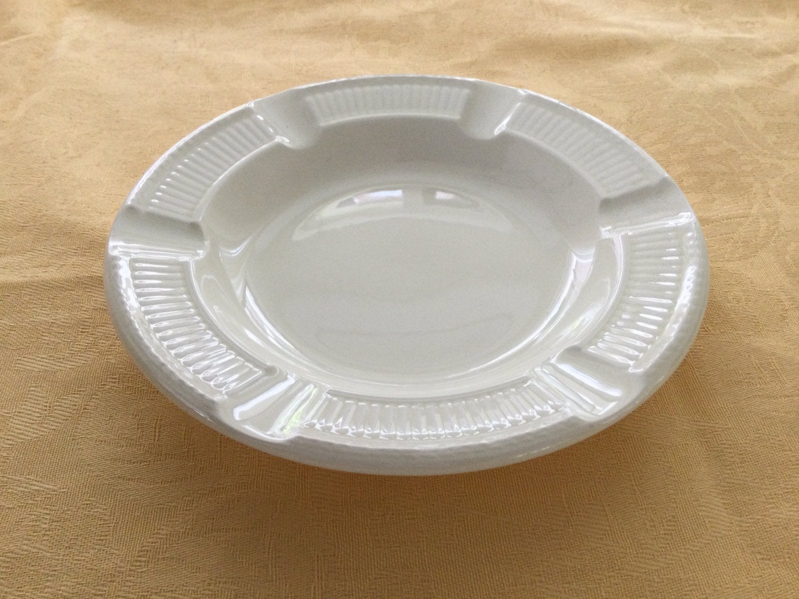 Wedgwood Edme 1 antieke grote asbak ca 18cm zwart stempel nw, Ophalen of Verzenden