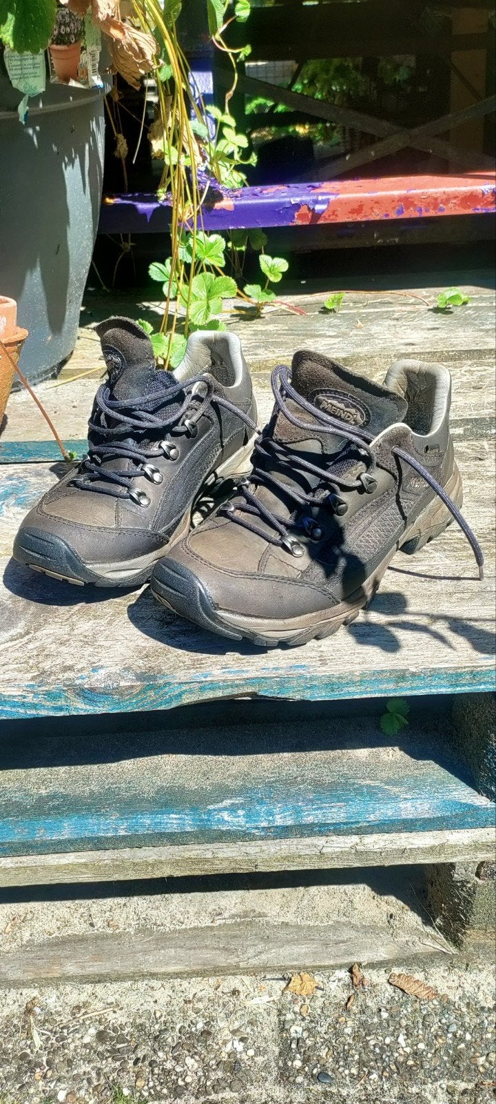 Meindl wandelschoenen maat 38.5, Meindl, Bruin, Gedragen, Wandelschoenen