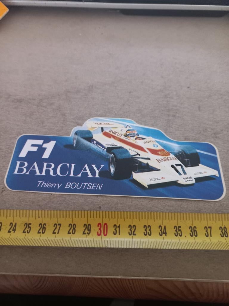 F1 barclay thierry boutsen 2, Ophalen of Verzenden, Nieuw