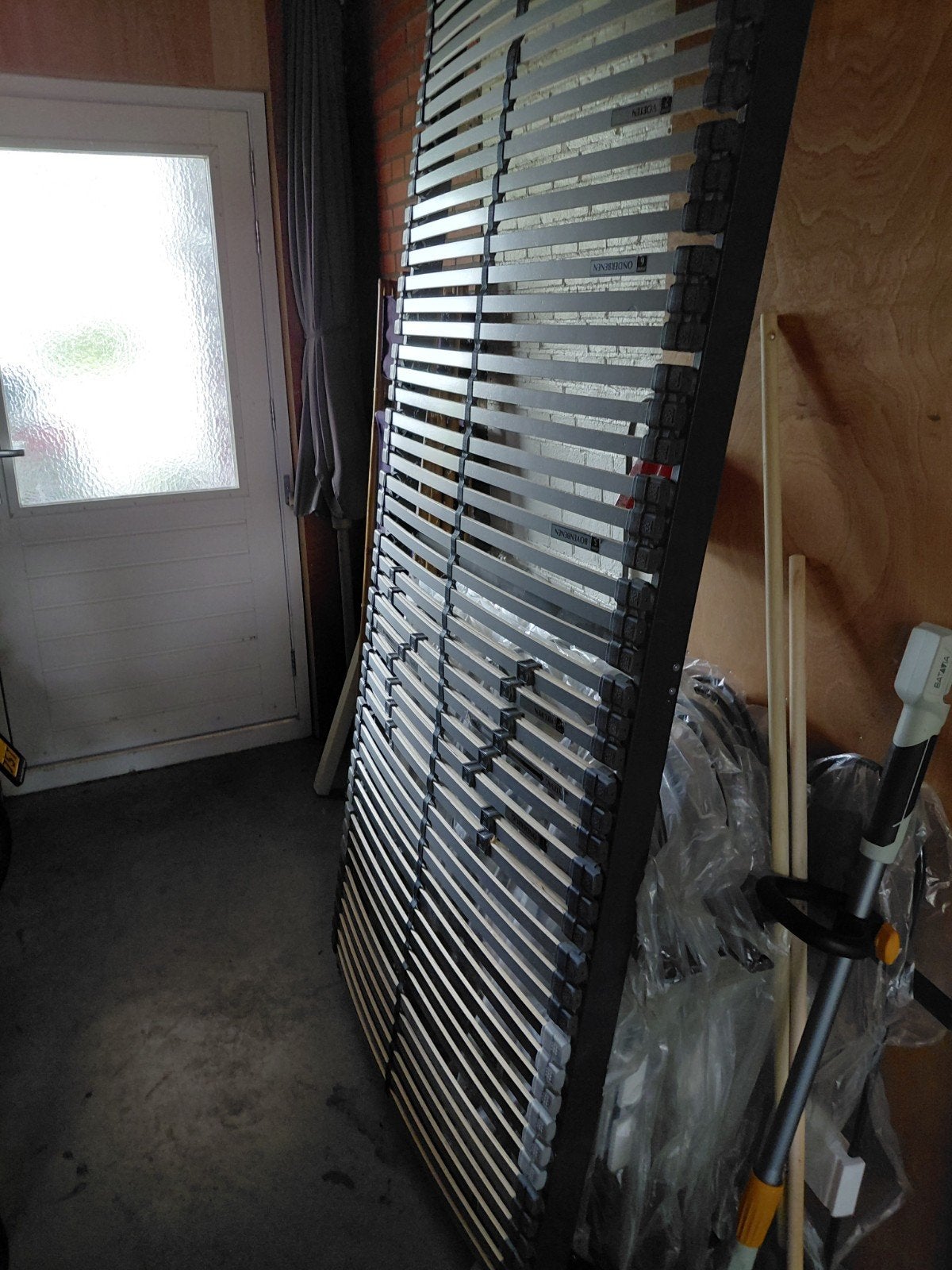 GRATIS Groot 1 persoonsbed 210x100 compleet!!, Ophalen, Eenpersoons, 210 cm, Hout